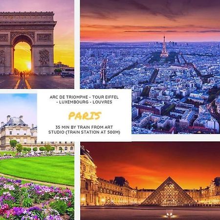 Studio Art - Shopping Center And Train Station 500M - Disneyland Paris 5Min Монтеврен Екстер'єр фото