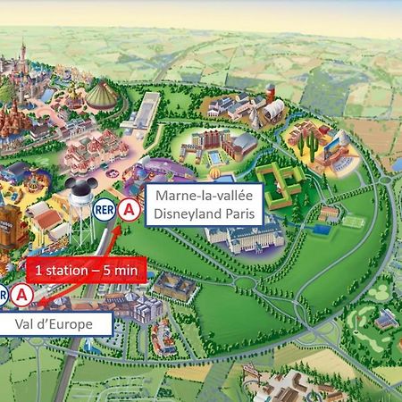 Studio Art - Shopping Center And Train Station 500M - Disneyland Paris 5Min Монтеврен Екстер'єр фото