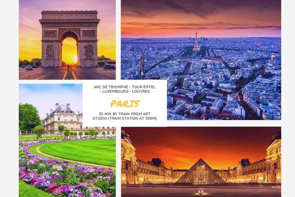 Studio Art - Shopping Center And Train Station 500M - Disneyland Paris 5Min Монтеврен Екстер'єр фото